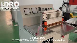 PTFEPVDFPES membrane FILTER middle seam welder [upl. by Ettesel]