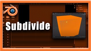 Blender Tutorial How To Subdivide In Blender [upl. by Deland775]