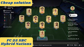 FC 25 FIFA 25  Hybrid Nations SBC  All SBC  cheap solution [upl. by Venetia]