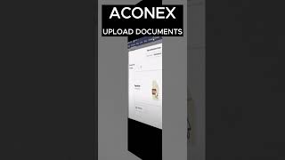 Aconex how to upload documents I learn with Sabir [upl. by Gill]