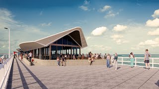 Busselton Jetty Village Ocean Café and Marine Discovery Centre  Opening in July 2023 [upl. by Deadman]