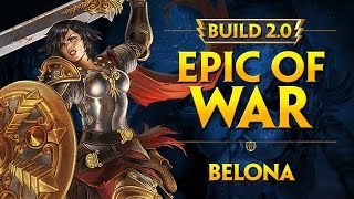 Build SMITE 20  Belona  Epic of war solo [upl. by Enelyad]