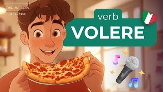 ✅ Verbo Volere Verb Conjugation Song  Italian for beginners [upl. by Nylaehs]