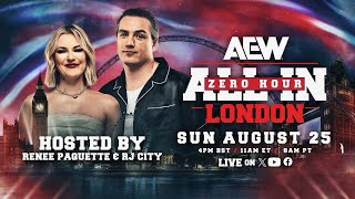 Zero Hour  AEW All In London Pre Show  LIVE this Sunday at 4pm BST  11am ET  8am PT [upl. by Arratoon]