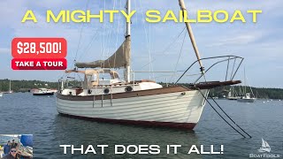 A MIGHTY Sailboat That Does It ALL The NorSea 27 can be trailered amp sailed around the WORLD TOUR [upl. by Arahk764]