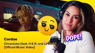 Reaction ▷ Cordae  Chronicles feat HER and Lil Durk Official Music Video [upl. by Assilaj]