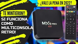 🤯MXQ PRO 4K la TV BOX más vendida Todo lo que debes saber🤯 UNBOXINGREVIEW 2022 test juegos [upl. by Dustman828]