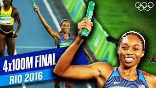 Womens 4x100m Final  Rio 2016 [upl. by Cirle]