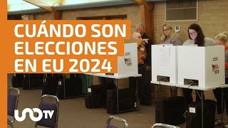 Elecciones en Estados Unidos 2024 cuándo son y qué se elige [upl. by Drolet824]