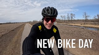 New Bike Day  Ride Vlog [upl. by Ayenet598]