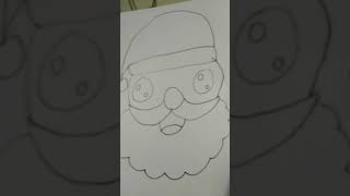 Tutorial disegno babbo natale [upl. by Hayalat]