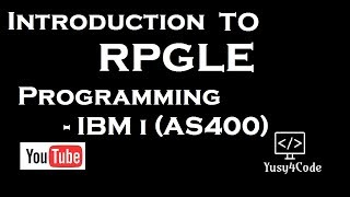 Introduction to RPGLE programming for beginners  yusy4code [upl. by Skantze]