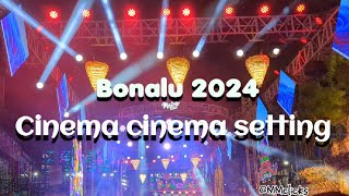 Cinema cinema setting Bonalu Dj song 2024  Matrix lightning  Kittu Yadav bonalu jathara 2024 [upl. by Enitsed977]