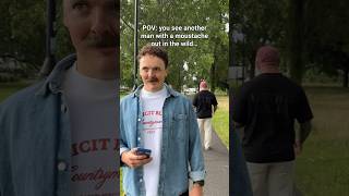 The Unspoken Gentlemanly Standoff… 🥸🥸 moustache comedy sketch funny relatable gym viral [upl. by Eleira]