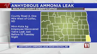 Anhydrous Ammonia Leak Near Colfax [upl. by Elohcan49]