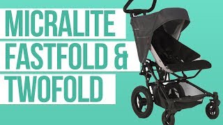 Micralite Fastfold amp Twofold Strollers Review  Lightweight Strollers [upl. by Nnahtur]