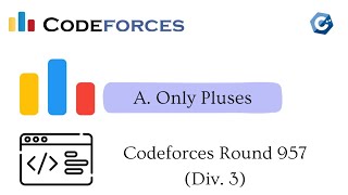 A Only Pluses  Codeforces Round 957 Div 3  Solution Discussion [upl. by Melvina]