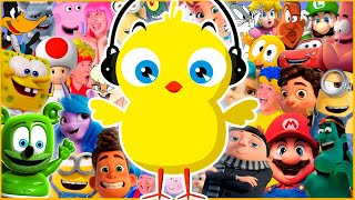 PULCINO PIO SONG 🐥 The Little Chick Cheep Movies Games and Series COVER feat Gummy Bear [upl. by Oca548]