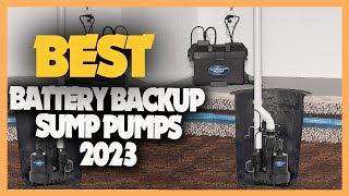 Top 10 Best Battery Backup Sump Pumps 2023 [upl. by Urana]