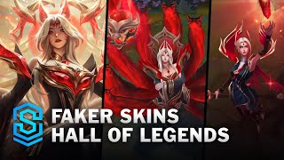 Faker Skins Ahri amp LeBlanc  Hall of Legends PBE Preview [upl. by Xaviera]