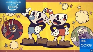 Cuphead  Intel HD Graphics 630  Intel i5 7400  TEST  GVHD [upl. by Seravaj]