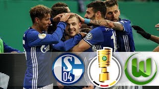 DFBPokal Viertelfinale FC SCHALKE 04 vs VFL WOLFSBURG  Match Attax Extra Prognose [upl. by Darrej]