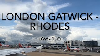 London Gatwick to Rhodes [upl. by Ihel389]