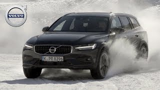 2019 Volvo V60 Cross Country  Pine Grey  Snow Driving Track Interior Exterior D4 AWD [upl. by Adiaros851]