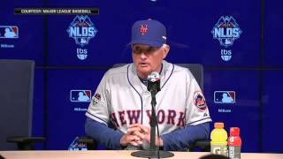 Mets manager Terry Collins talks Utley and Game 2 [upl. by Ha431]