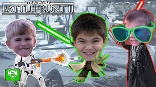 Star Wars Battlefront 2  Nerf Lightsaber Challenge HobbyKidsTV [upl. by Micah225]