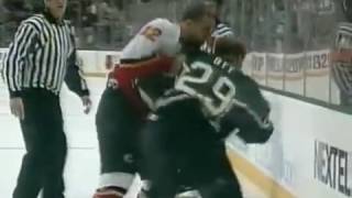 Jarome Iginla vs Steve Ott Mar 5 2004 [upl. by Cogan49]