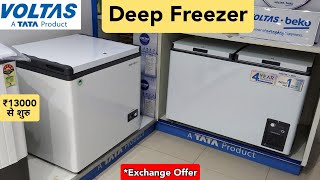 Deep Freezer by Voltas Single amp Double Door  Commercial Items [upl. by Dhiman]