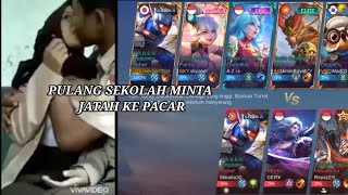 PULANG SEKOLAH MINTA JATAH KE PACAR  MOBILE LEGENDS [upl. by Mutua475]