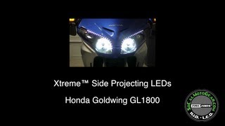 Install Xtreme Side Projecting LEDs Honda Goldwing GL1800 [upl. by Langdon]