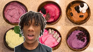 My 6 Favorite Smoothie Bowl Recipes THICK [upl. by Nnylav]