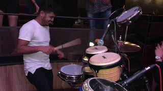 Anish percussionist live at Bombay cocktail bar [upl. by Kcinomod]