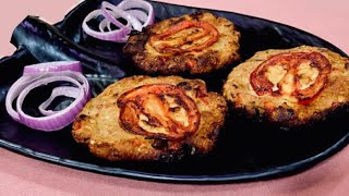 Chicken Chapli Kabab  easy recipe  homemade chapli kabab [upl. by Allina]