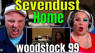 Reaction To Sevendust  Home  7251999  Woodstock 99 West Stage Official THE WOLF HUNTERZ REACT [upl. by Yajiv]