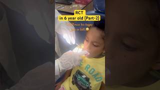 Pulpectomy Part2 pedo procedure dentistry littlepatient smile trending youtubeshorts viral [upl. by Adamsun]