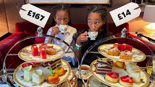 LONDONS Most Expensive vs Cheapest AFTERNOON TEA [upl. by Nohsed]