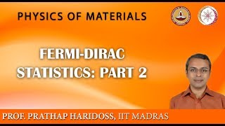 FermiDirac Statistics Part 2 [upl. by Cyprio]