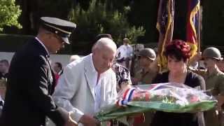 Rhone American Cemetery Ceremony [upl. by Ycrem241]