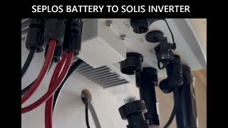 DIY Battery to Solis Inverter [upl. by Eustace413]