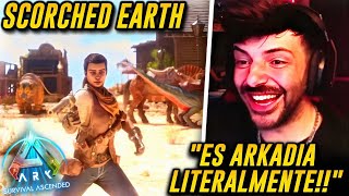 NEXXUZ y ARKEANOS REACCIONAN al TRAILER de ARK SCORCHED EARTH ASCENDED 😱 [upl. by Okimat]