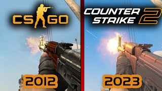 THE BIG COMPARISON  CSGO vs CS2  PC  ULTRA [upl. by Annavahs]