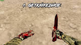 🔥 ULTIMATE KNIFE SKIN PACK  10 KNIFE SKINS  FREE DOWNLOAD  FPS BOOST  CS 16 2021 🔥 [upl. by Eriam]