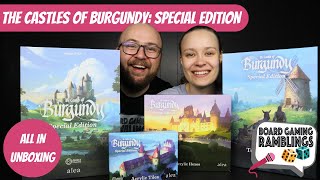 The Castles of Burgundy Special Edition  All In Unboxing [upl. by Ryter]