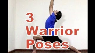 Warrior Poses  Virbhdrasana Variations in Ashtanga Yoga [upl. by Aubyn]