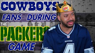 Cowboys Fans During the Packers Game [upl. by Aynnek]