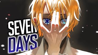 Nightcore  Seven Days Lyrics [upl. by Annot]